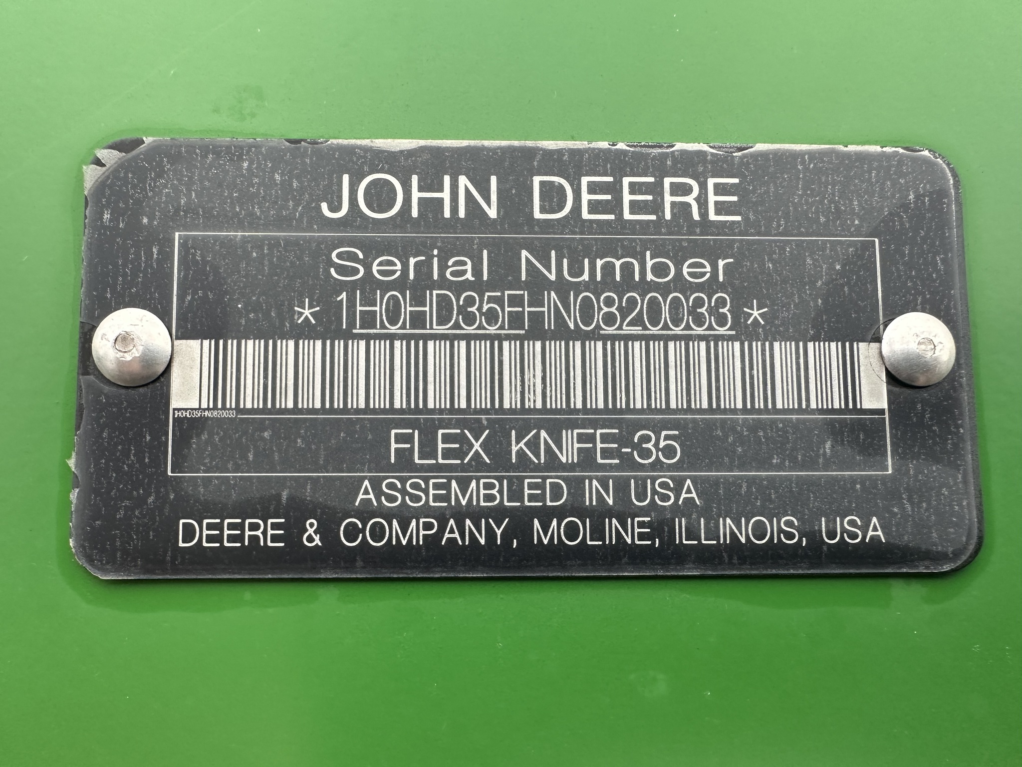  2022 John Deere HD35F at LandMark in Arapahoe, NE