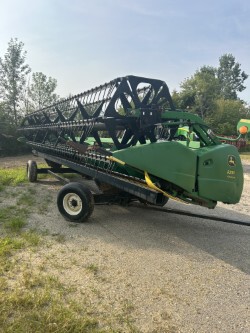 On Lot 2003 John Deere 625F at Tri County Equipment Marlette, MI