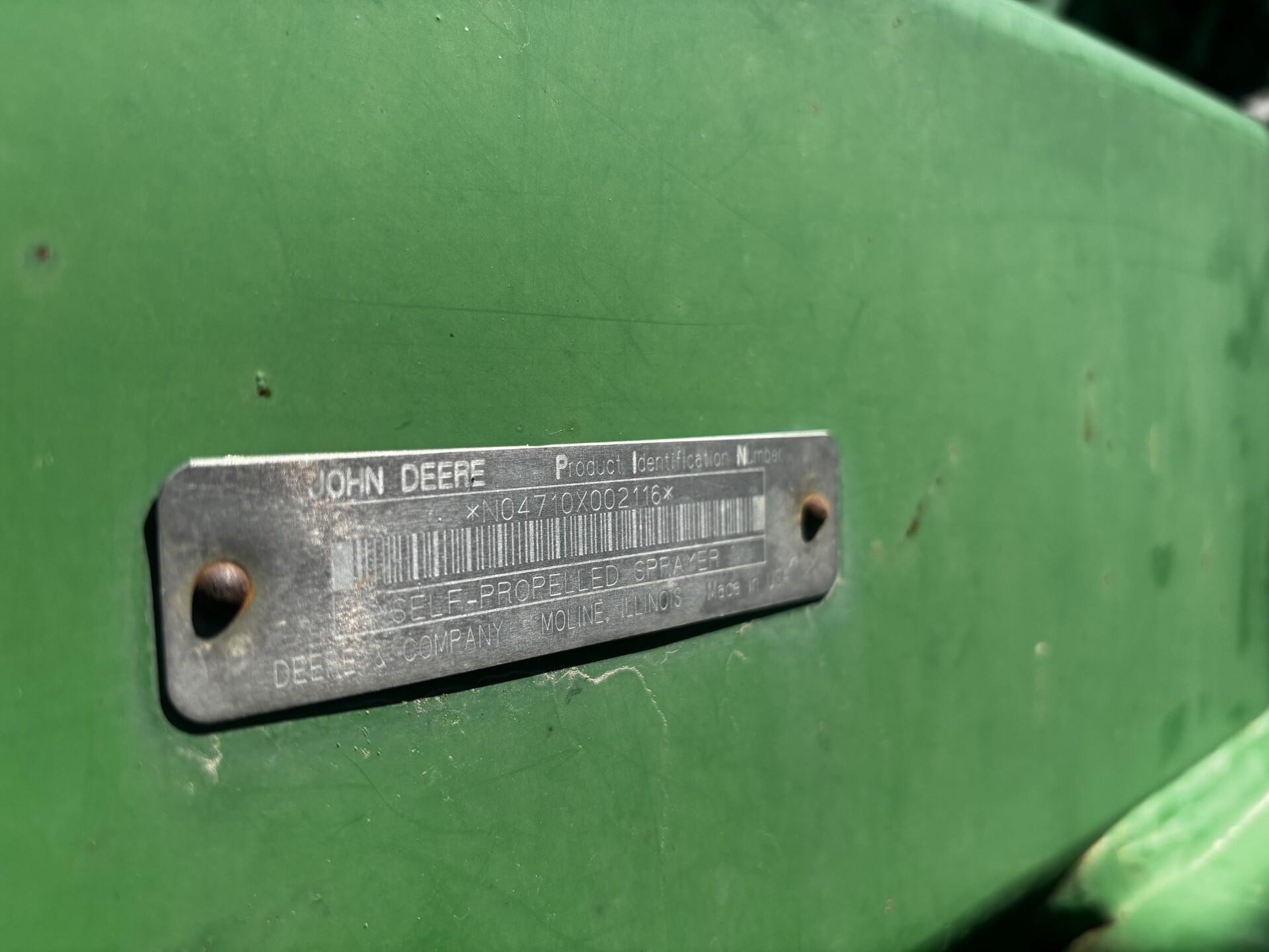 Pend Stk 2002 John Deere 4710 at Tri County Equipment Sandusky, MI