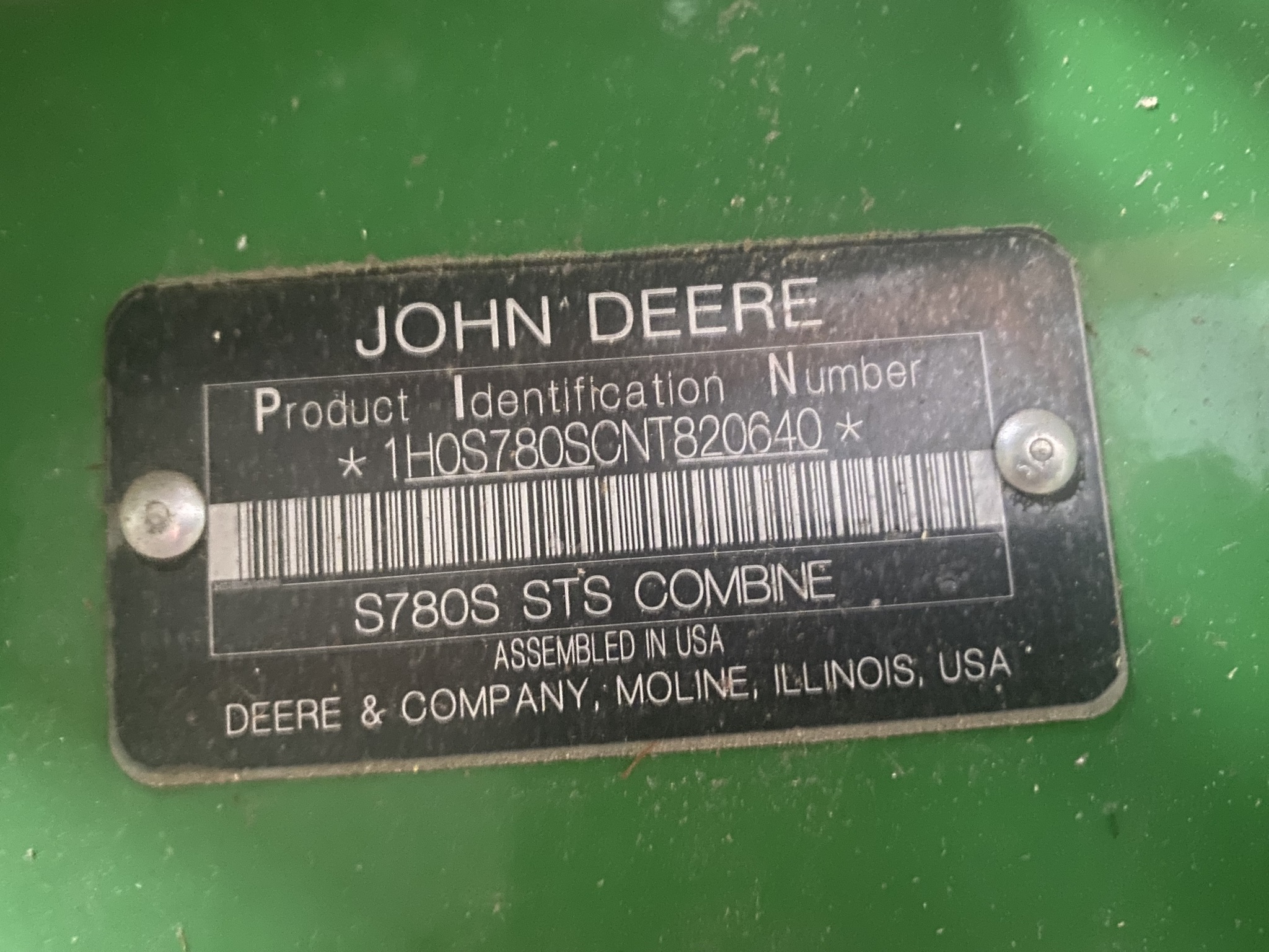  2022 John Deere S780 at LandMark in Hebron, NE