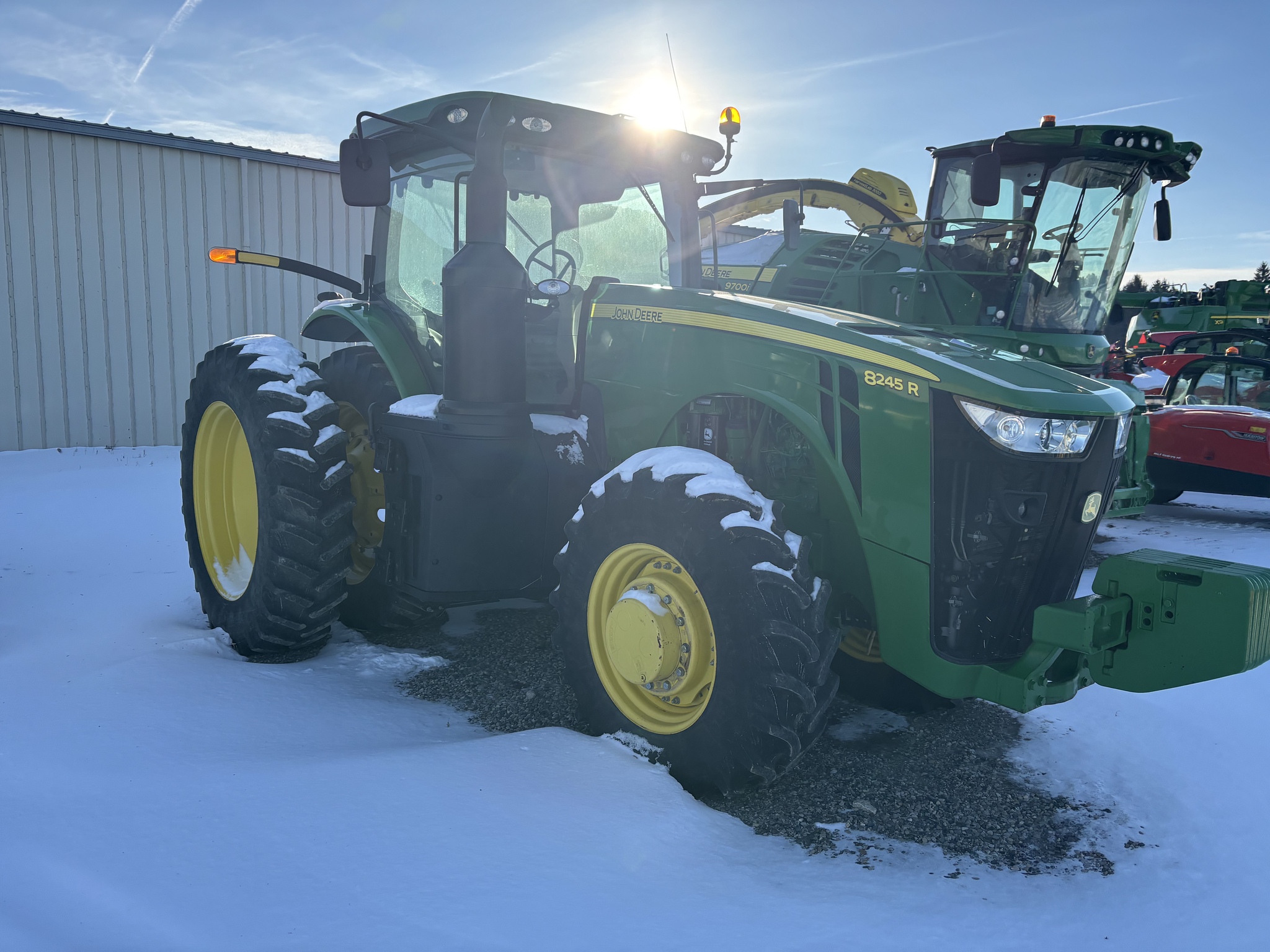 On Lot 2016 John Deere 8245R at Tri County Equipment Marlette, MI