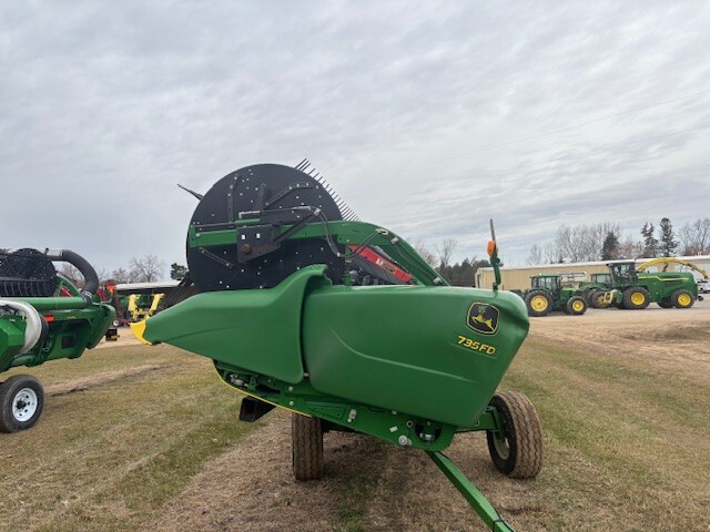 On Lot 2019 John Deere 735FD at Tri County Equipment Bad Axe, MI