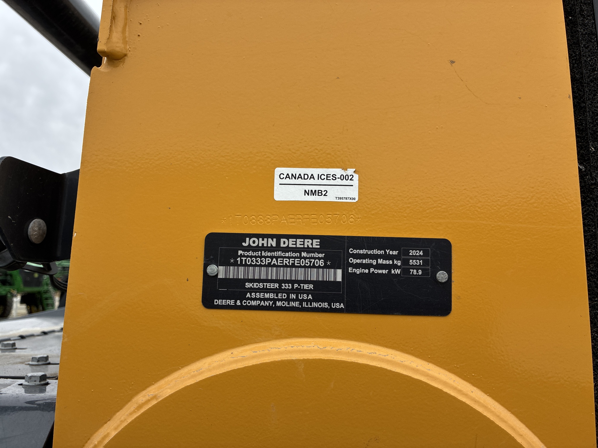  2025 John Deere 333 P at LandMark in Smith Center, KS