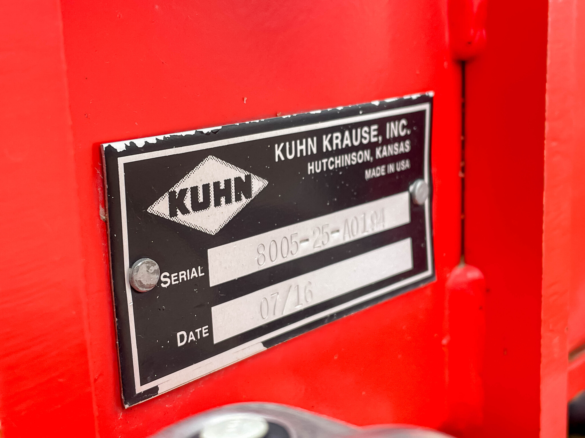  2016 Kuhn Krause 8005-25 at LandMark in Holdrege, NE