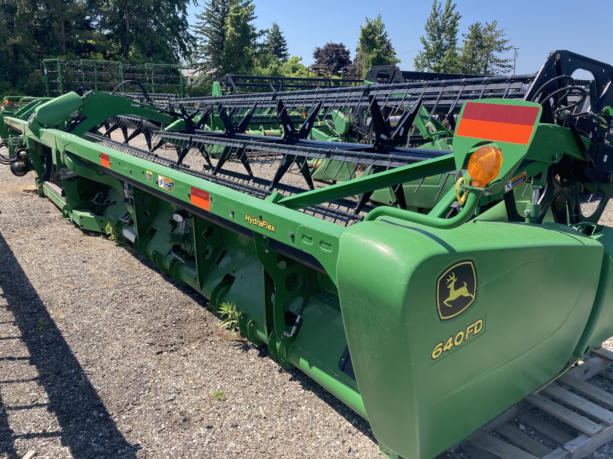 On Lot 2012 John Deere 640FD at Tri County Equipment Caro, MI